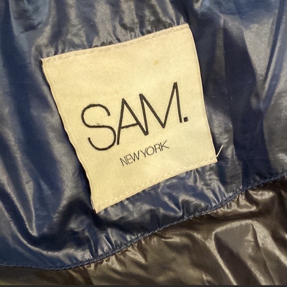 SAM Blue SoHo Down Coat with Belt - Picture 4 of 11